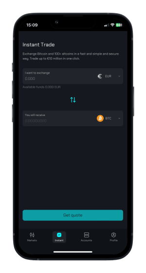 One Trading: Buying (Desktop)