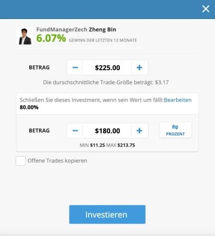 eToro Social Trading Investieren