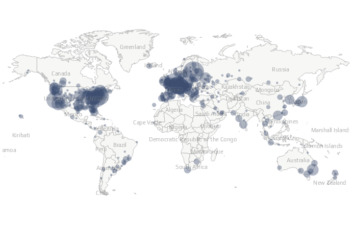 bitcoin global node distribution